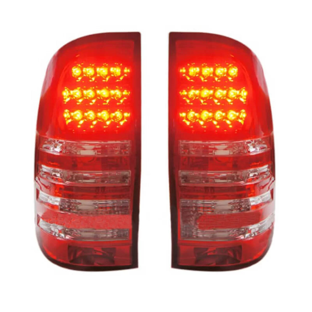 Fanali Posteriori LED Rosso/cristallo Eagle Eyes per Toyota Hilux Vigo 05-15