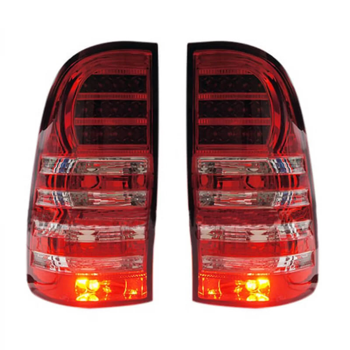Fanali Posteriori LED Rosso/cristallo Eagle Eyes per Toyota Hilux Vigo 05-15