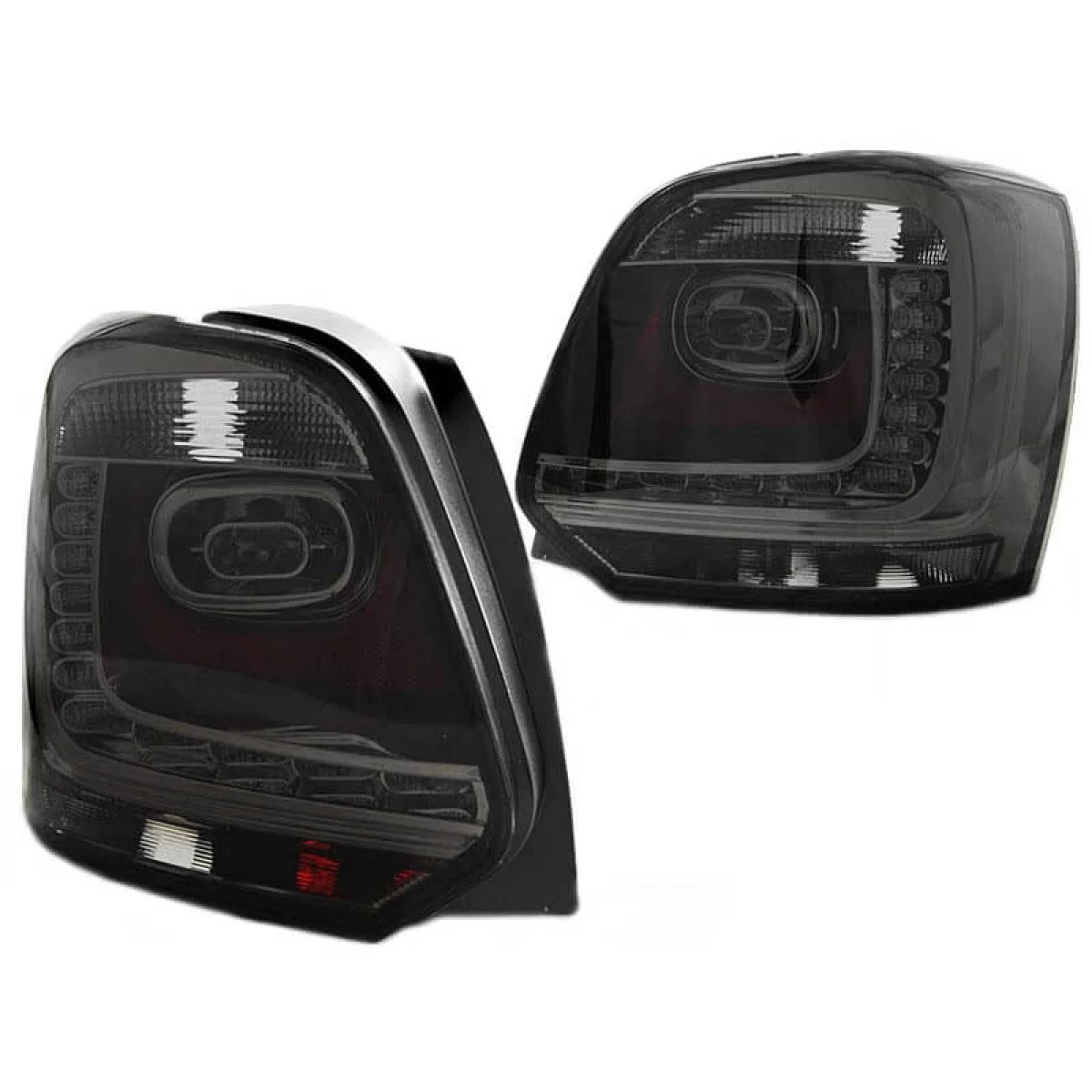 Fanali Posteriori LED GTI Look Fumé Eagle Eyes per Volkswagen Polo 6R 09-14