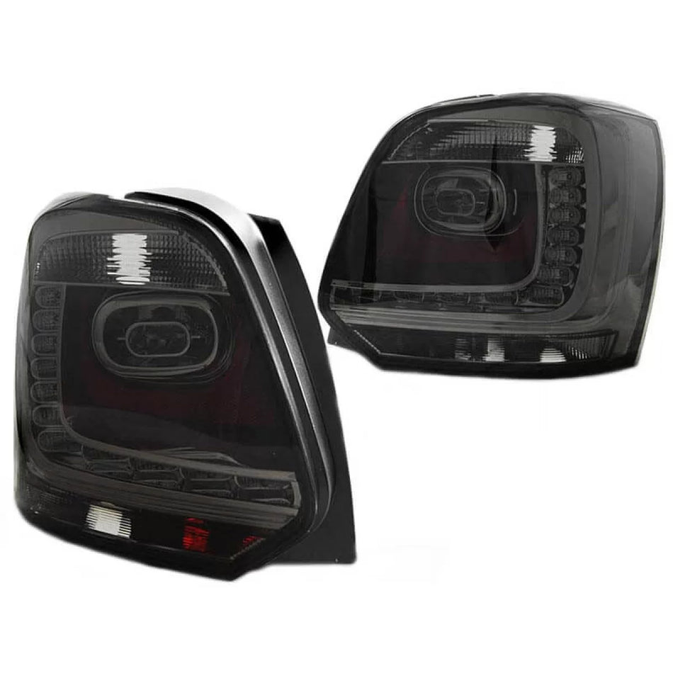 Fanali Posteriori LED GTI Look Fumé Eagle Eyes per Volkswagen Polo 6R 09-14