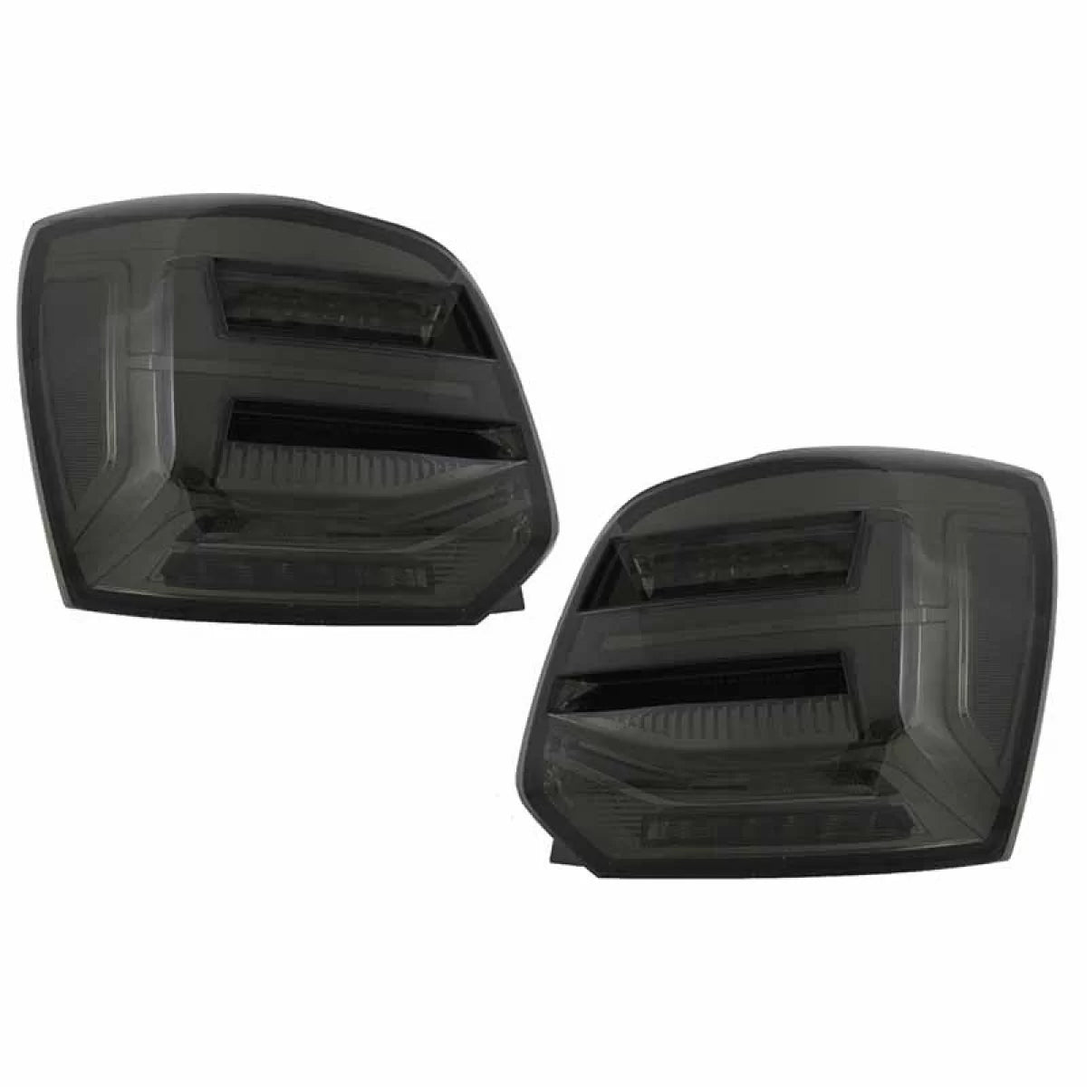Fanali Posteriori LED Bar Dinamiche Fumé per Volkswagen Polo 6R 09-14