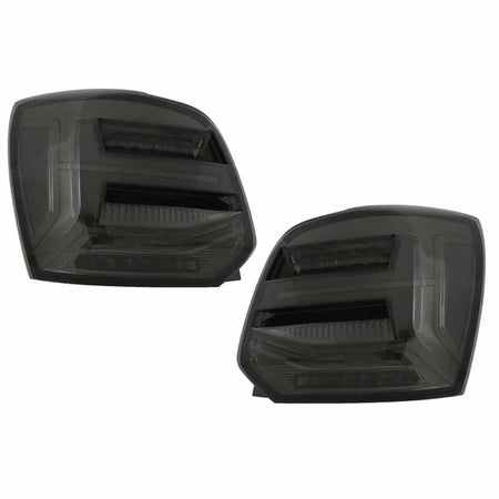 Fanali Posteriori LED Bar Dinamiche Fumé per Volkswagen Polo 6R 09-14