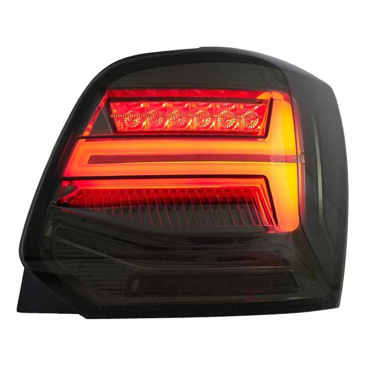 Fanali Posteriori LED Bar Dinamiche Fumé per Volkswagen Polo 6R 09-14