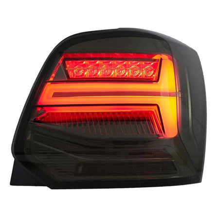 Fanali Posteriori LED Bar Dinamiche Fumé per Volkswagen Polo 6R 09-14