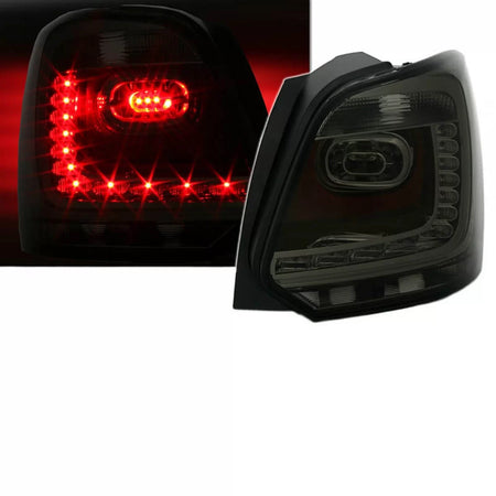 Fanali Posteriori LED GTI Look Fumé Eagle Eyes per Volkswagen Polo 6R 09-14
