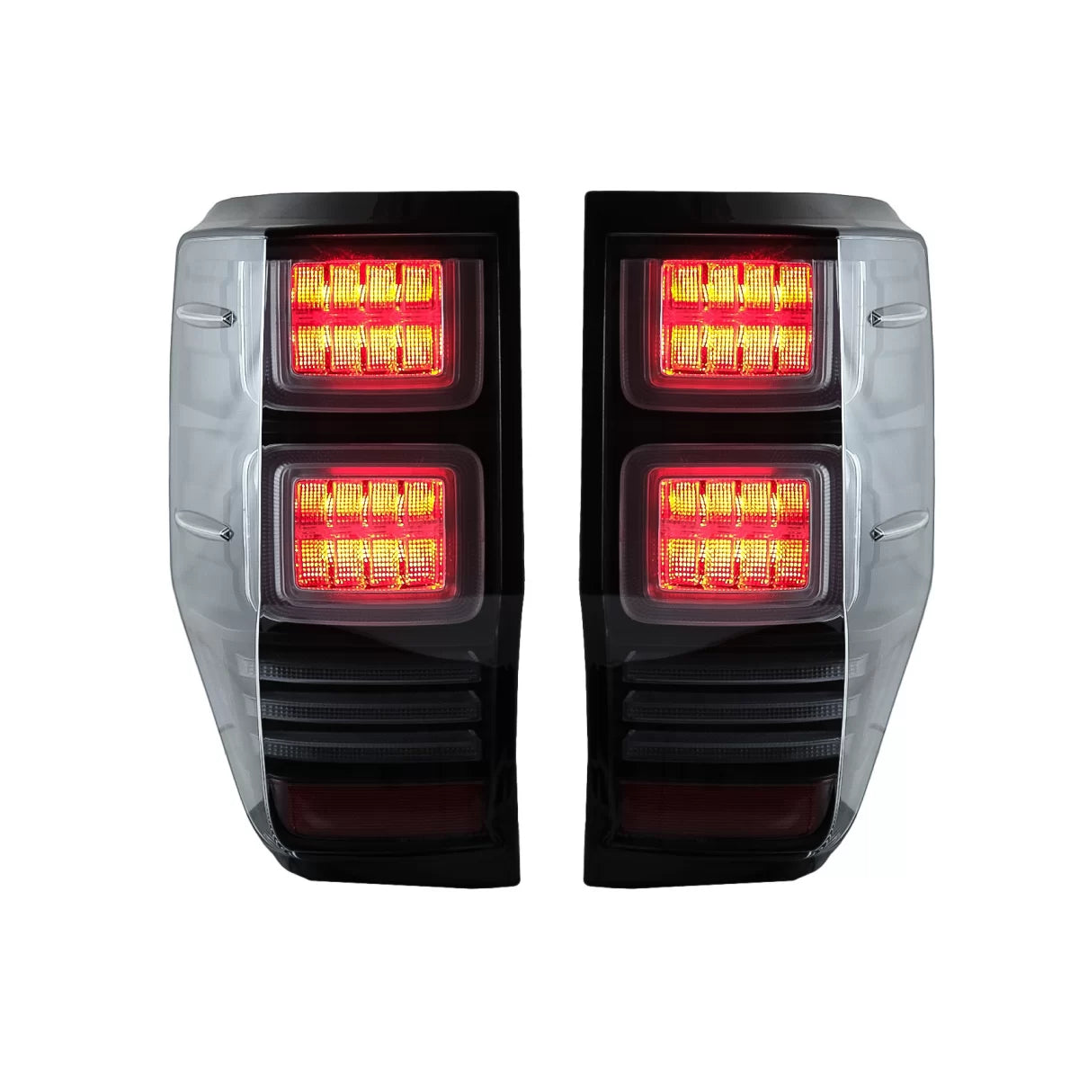 Fanali Posteriori LED con Frecce Dinamiche Fumé per Ford Ranger 2012-2018