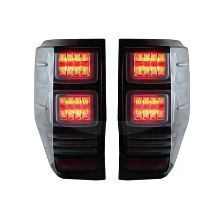 Fanali Posteriori LED con Frecce Dinamiche Fumé per Ford Ranger 2012-2018