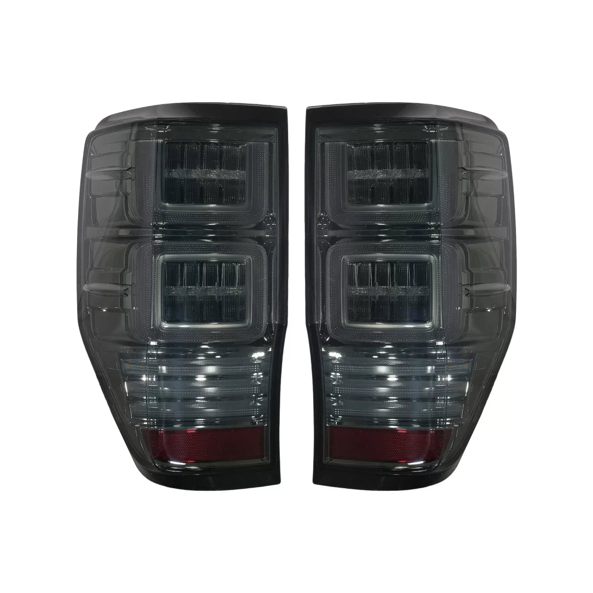 Fanali Posteriori LED con Frecce Dinamiche Fumé per Ford Ranger 2012-2018