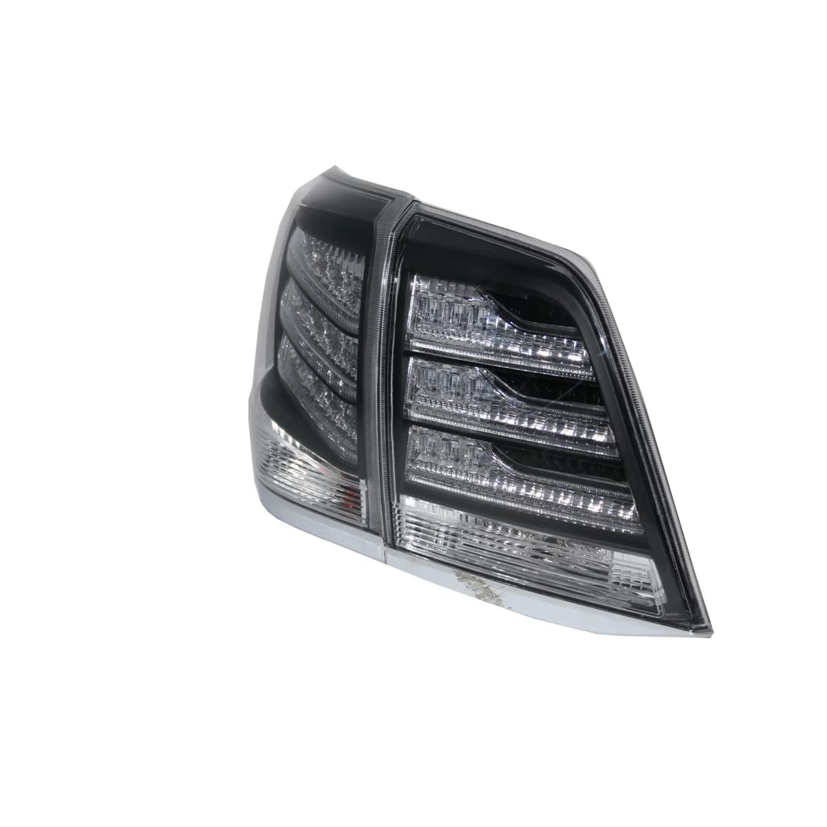 Fanali Posteriori LED Neri Bianchi per Toyota Land Cruiser J200 FJ200 2007-2011