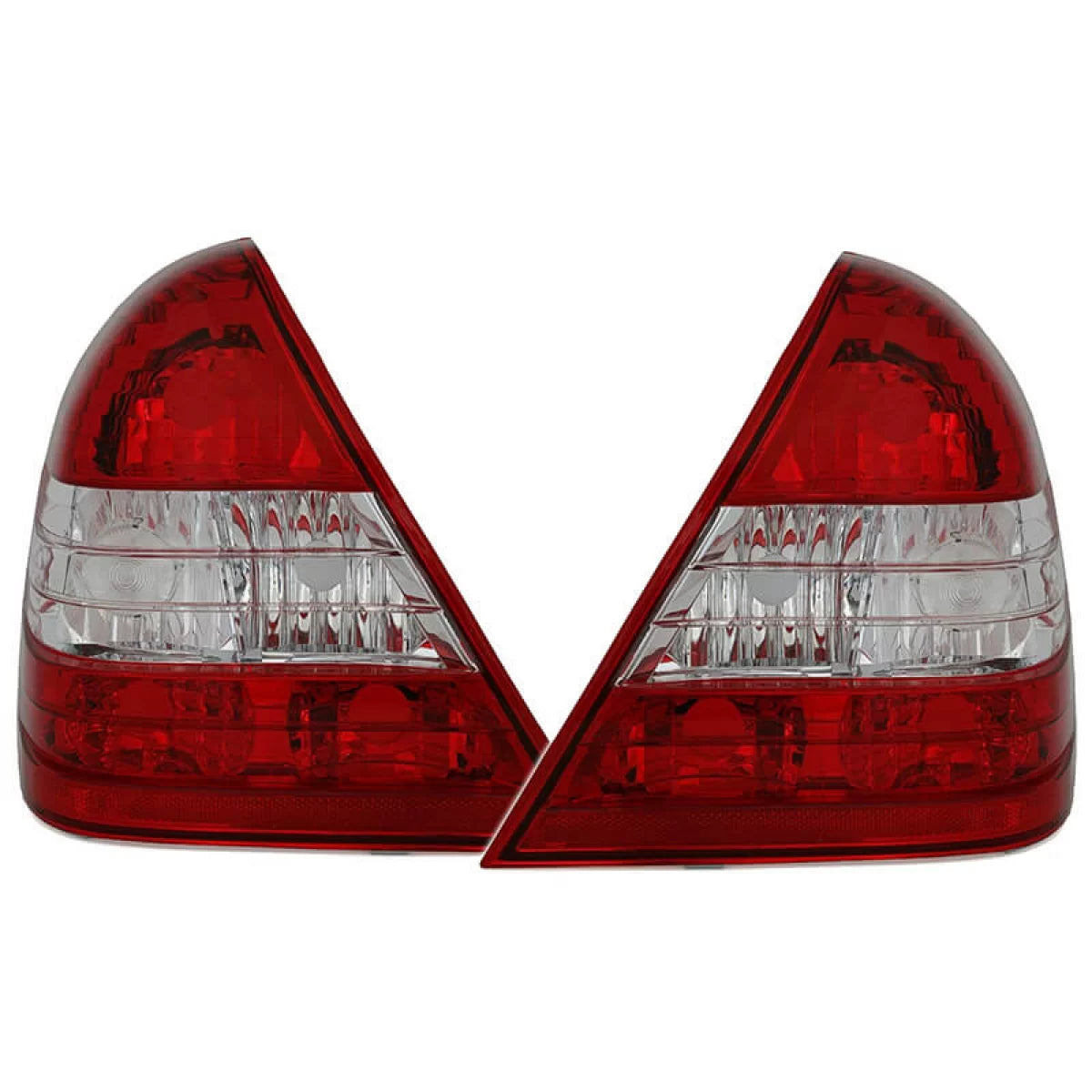 Fanali Posteriori Set Rosso/cristallo Eagle Eyes per Mercedes Classe C W202