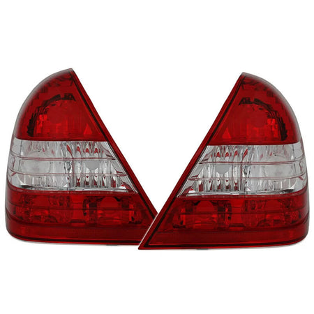Fanali Posteriori Set Rosso/cristallo Eagle Eyes per Mercedes Classe C W202