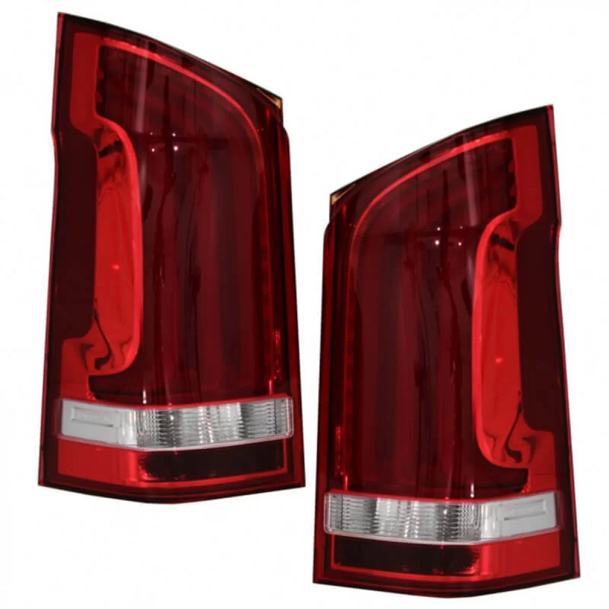 Fanali Posteriori Full LED con Freccia Dinamica Rosso/cristallo per Mercedes