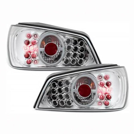 Fanali Posteriori Cromati Set Sinistro Destro per Peugeot 306 92-96