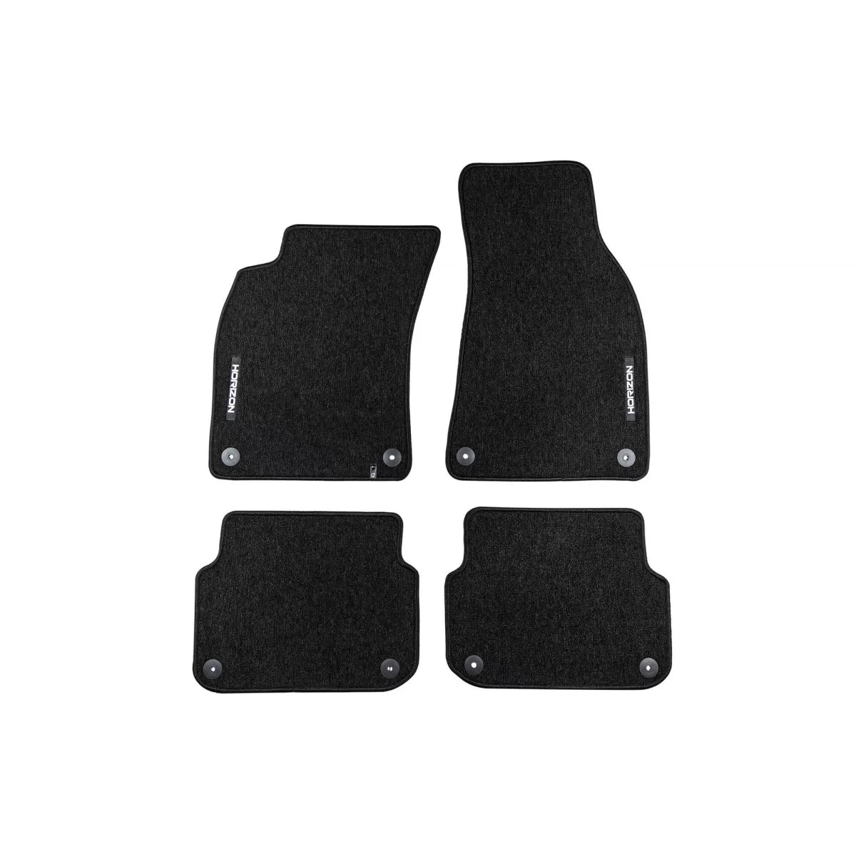 Tappetini in Tessuto Serie Horizon per Audi A6 C6 2004-2011, Set di 4 Pezzi