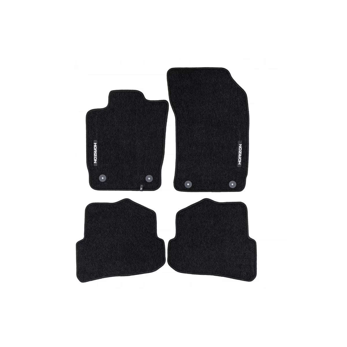 Tappetini in Tessuto Neri Set di 4 per Audi A1 8X 2010-2018