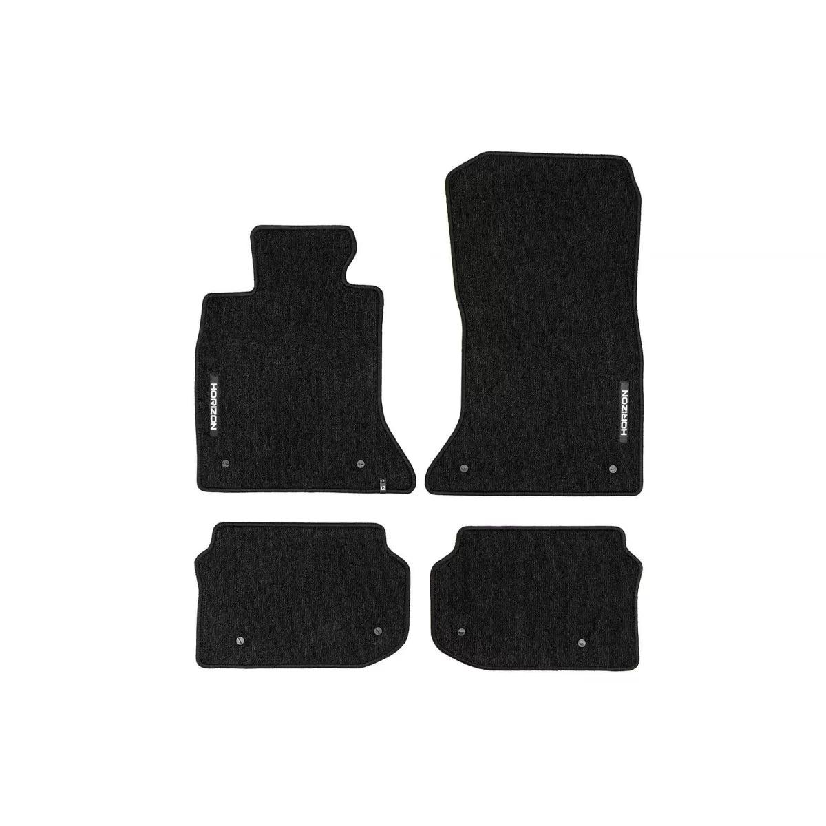 Tappetini in Tessuto Neri Set di 4 per BMW Serie 5 F10 F11 2010-2017