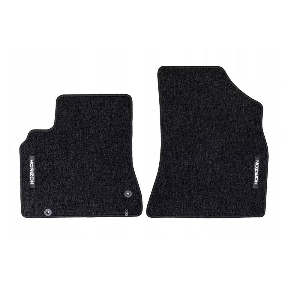 Tappetini in Tessuto Neri Set 2 Pezzi Anteriori per Citroën Berlingo II