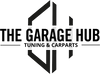 The Garage Hub — logo scuro per testata chiara