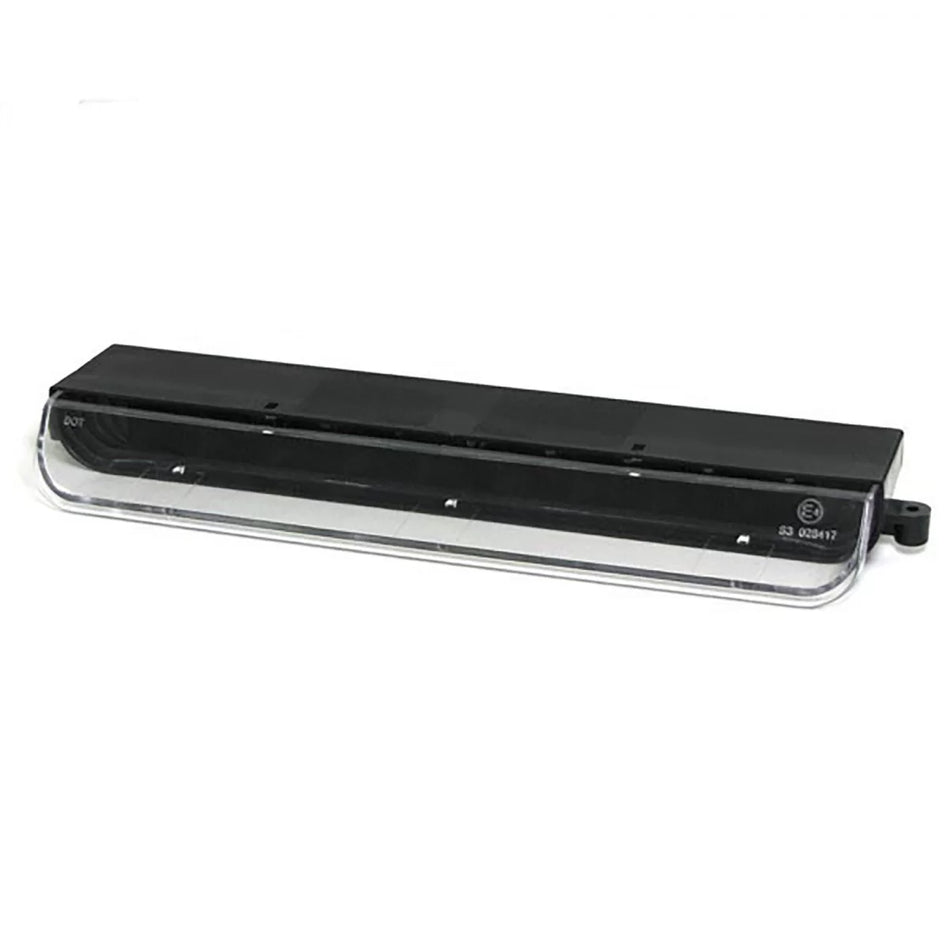 Terza Luce Freno LED Vetro Trasparente Nero per Fiat 500 2007-2024