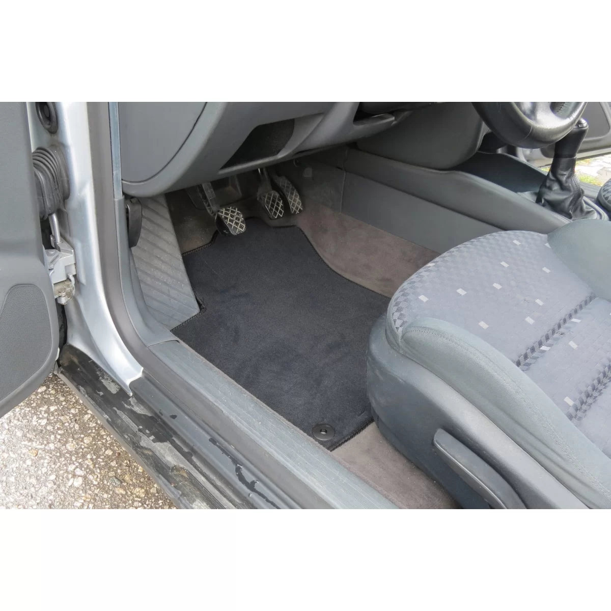 Tappetini in Tessuto a Tre Strati Neri per Audi A3 1998-2003, Set di 4 Pezzi