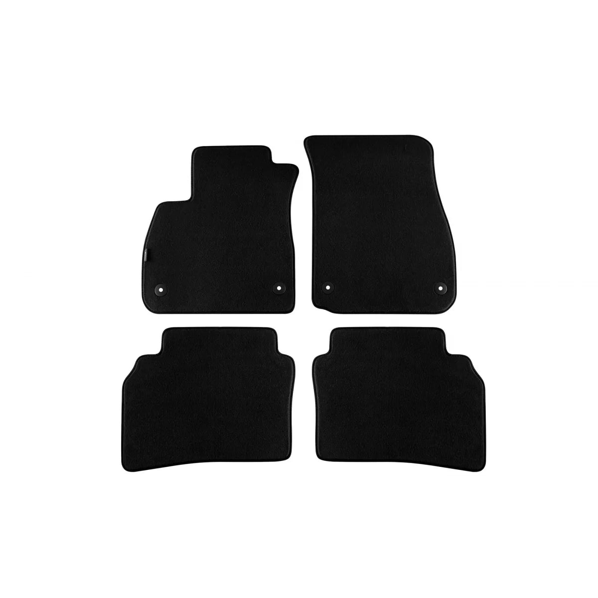 Tappetini in Tessuto a Tre Strati Neri per Opel Insignia dal 2017, Set 4 Pz