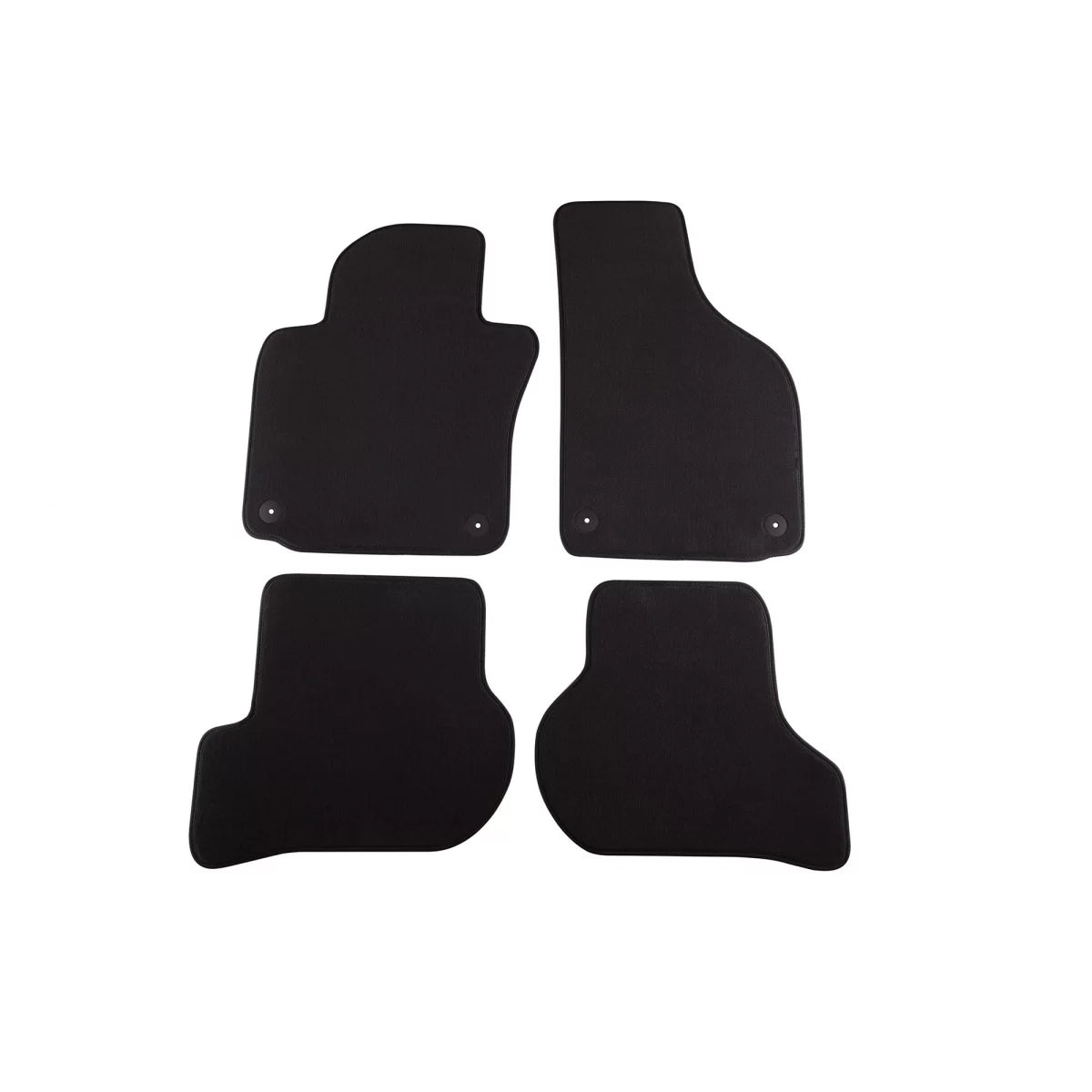 Tappetini in Tessuto a Tre Strati Neri per Skoda Octavia 2008-2013, Set 4 Pezzi