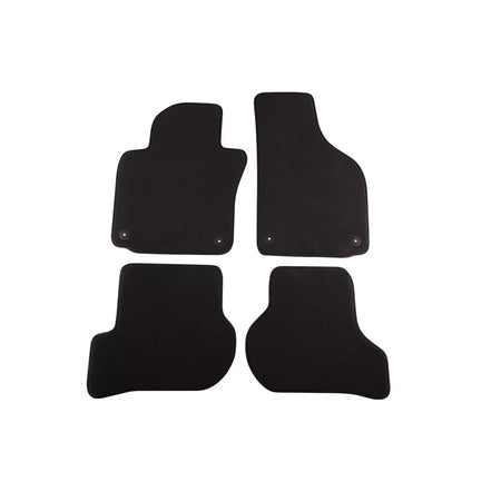 Tappetini in Tessuto a Tre Strati Neri per Skoda Octavia 2008-2013, Set 4 Pezzi