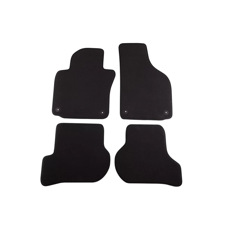 Tappetini in Tessuto a Tre Strati Neri per Skoda Octavia 2008-2013, Set 4 Pezzi