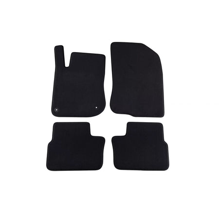 Tappetini in Tessuto a Tre Strati Neri per Peugeot 208 2012-2019, Set 4 Pz