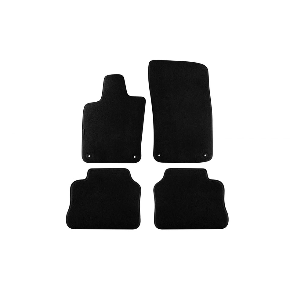 Tappetini in Tessuto a Tre Strati Neri per Porsche Panamera 2009-2016, Set 4