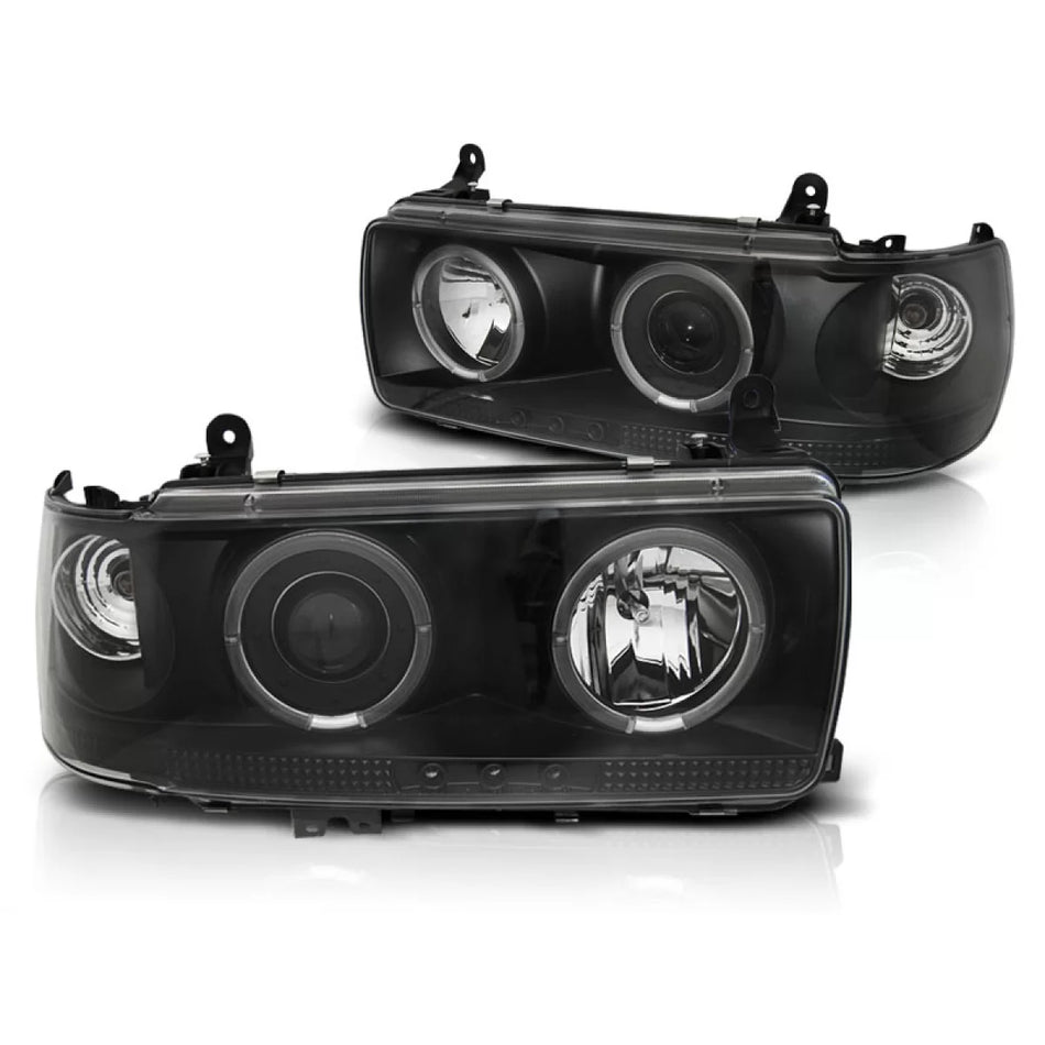 Fanale Posteriore Nero per Toyota Land Cruiser Fj 80 1990-1997