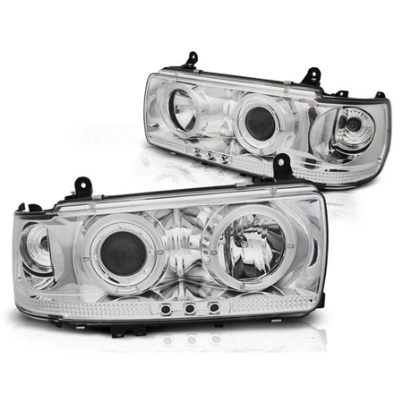 Fanale Anteriore Cromato per Toyota Land Cruiser Fj 80 90-97