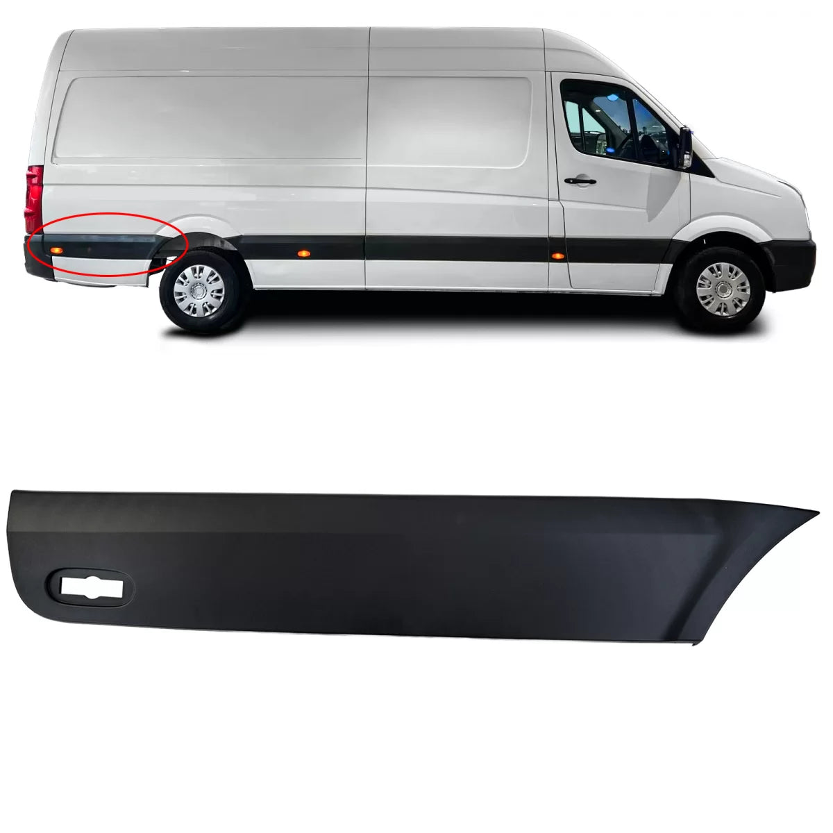 Pannello Rifinitura Posteriore Lato Destro Volkswagen Crafter 30-50 2E