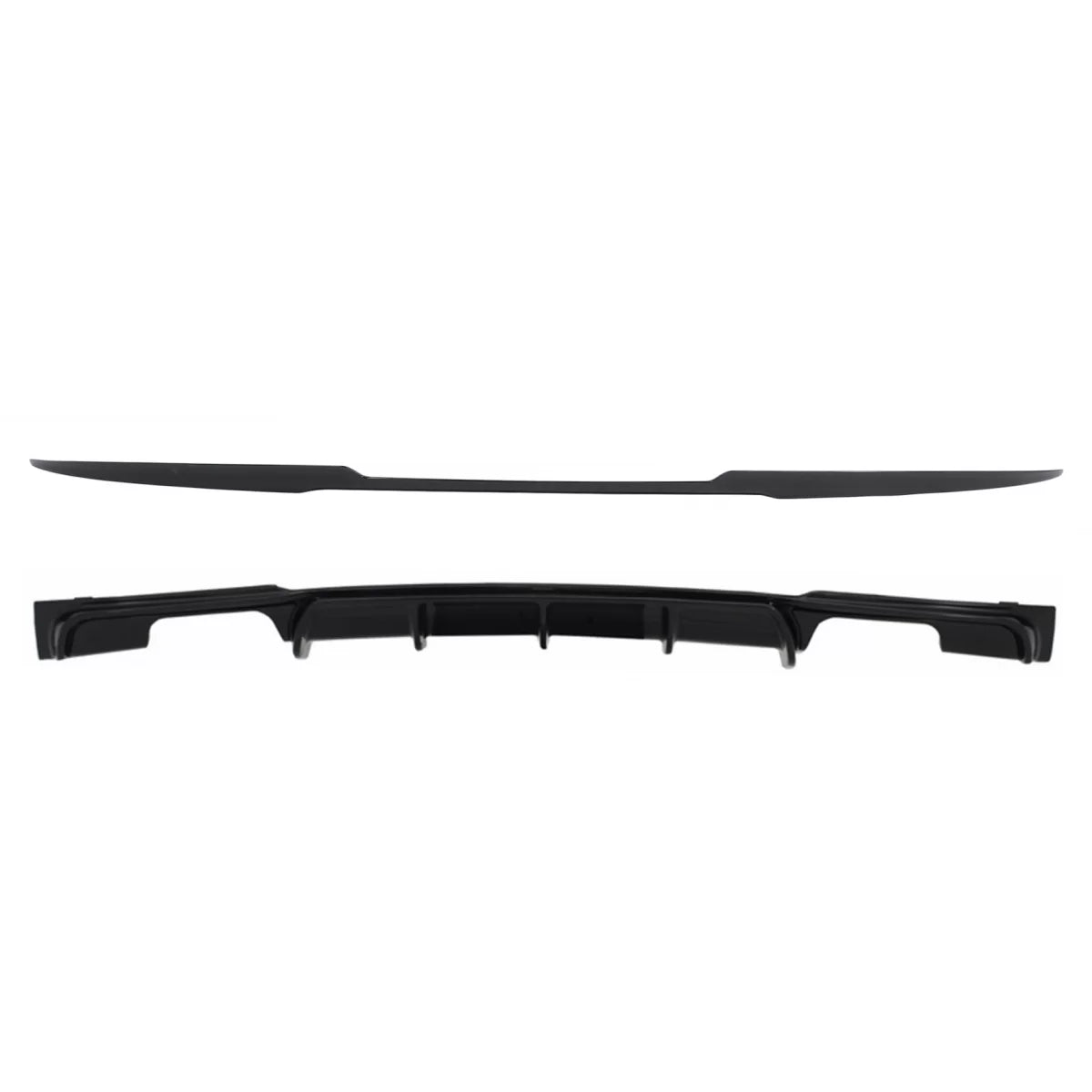 Spoiler Paraurti Posteriore con Diffusore Doppia Uscita per BMW Serie 3 F30