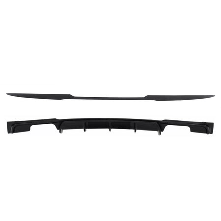 Spoiler Paraurti Posteriore con Diffusore Doppia Uscita per BMW Serie 3 F30