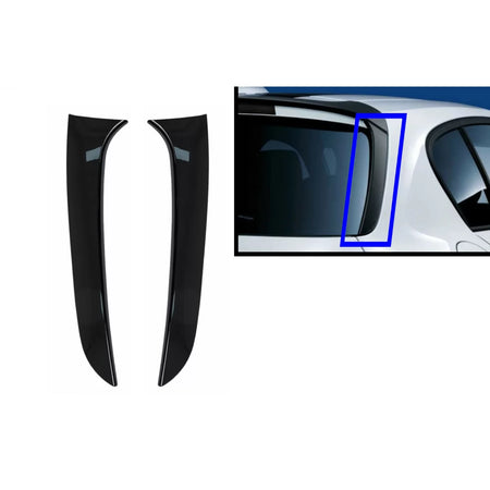 Spoiler Posteriore Finestrino Piano Nero per BMW Serie 1 F20 F21 2011-2019