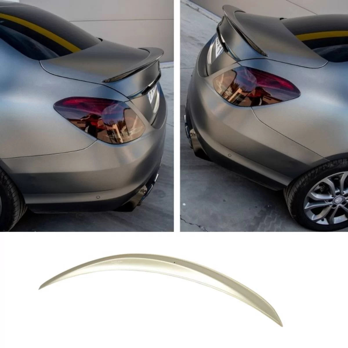 Spoiler Posteriore Lip Design ABS per Mercedes Classe C W205 Berlina 13-20
