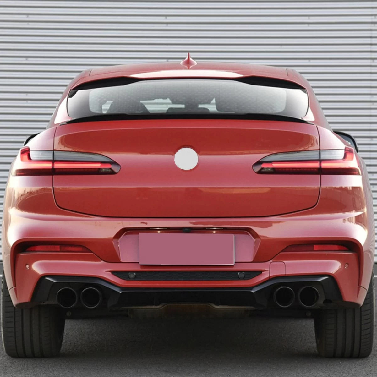 Spoiler Posteriore Nero Piano per BMW X4 G02 2018-2020