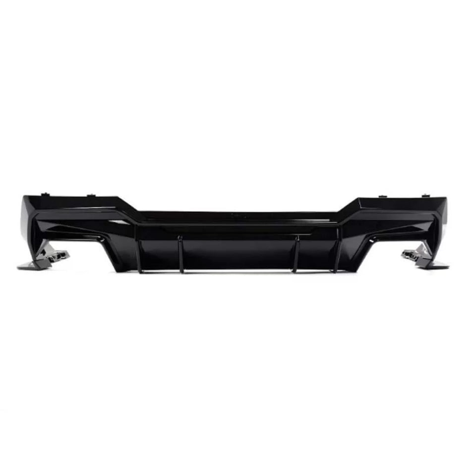 Diffusore Posteriore Tuning per BMW Serie 4 G22 Coupe dal 2020 Nero Lucido