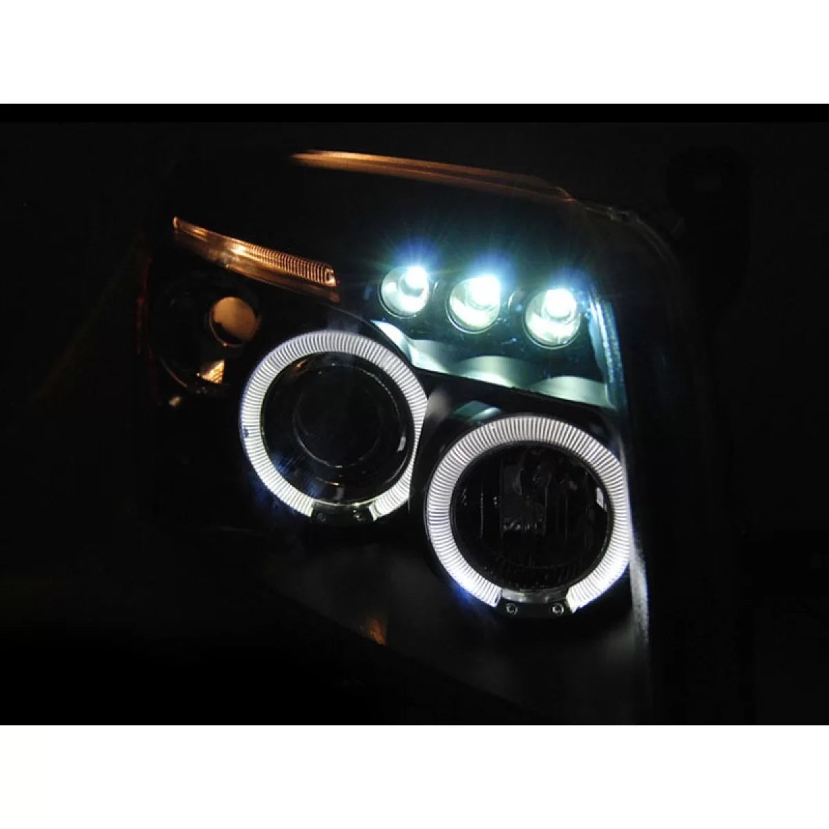 Fari Tuning con Occhi di Angelo Anteriore Dx e Sx per Dodge Caliber 2006-2012
