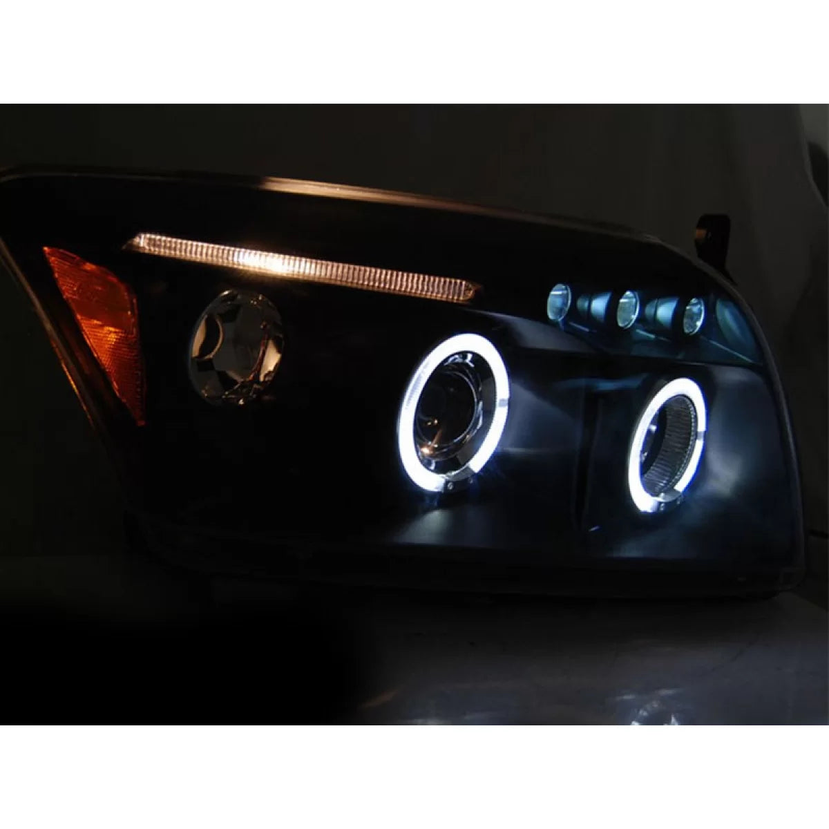 Fari Tuning con Occhi di Angelo Anteriore Dx e Sx per Dodge Caliber 2006-2012