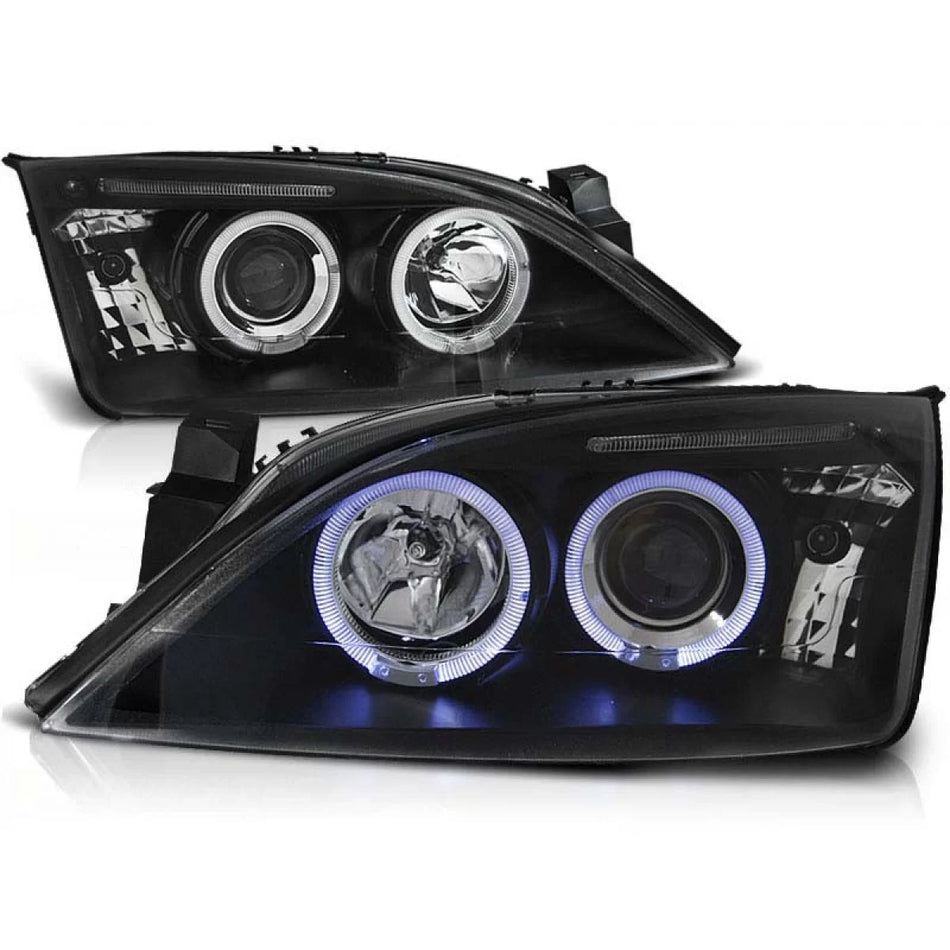 Fari Tuning con Anelli Alogeni Anteriori Dx e Sx per Ford Mondeo 09-07