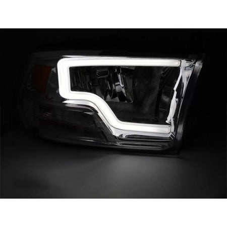 Fari Tuning con LED Anteriore Sinistro e Destro per Dodge Ram 2009-2018 Cromato