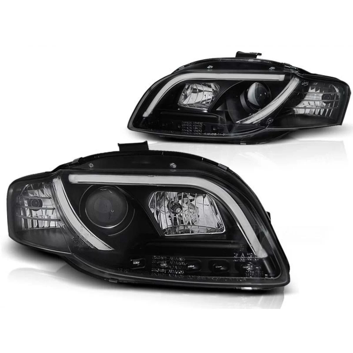 Fari Tuning con Luci LED Anteriore Sinistro e Destro per Audi A4 B7