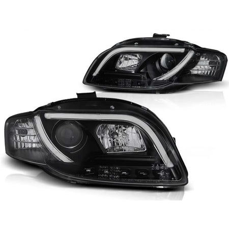 Fari Tuning con Luci LED Anteriore Sinistro e Destro per Audi A4 B7