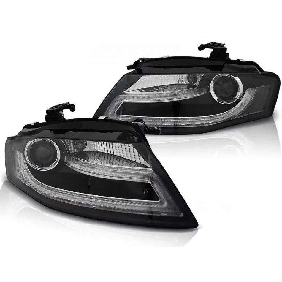 Fari Tuning con Luci Diurne Audi A4 B8 2008-2011 Berlina/station Wagon Dx e Sx