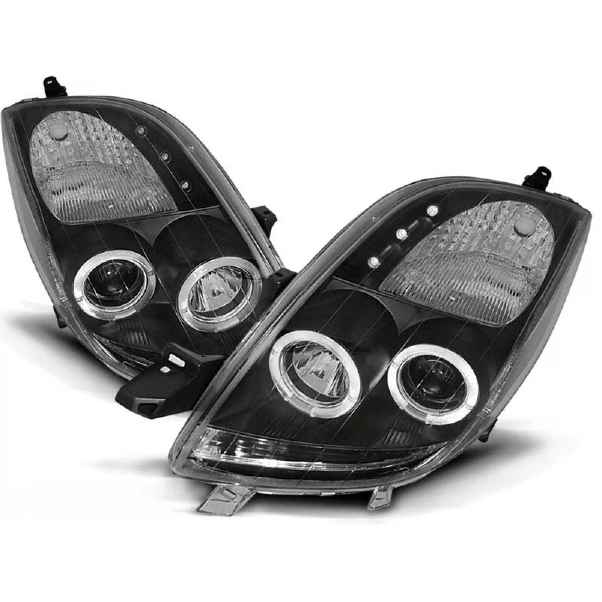 Fari Anteriori Tuning Sinistro e Destro per Toyota Yaris 2006-2009
