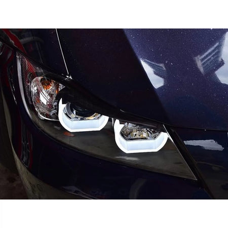 Fari Anteriori Tuning con Base Nera Sinistro e Destro per BMW Serie 3 E90