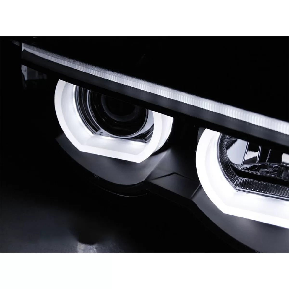 Fari Anteriori Tuning Base Nera Dx e Sx per BMW Serie 7 E38 1994-2001