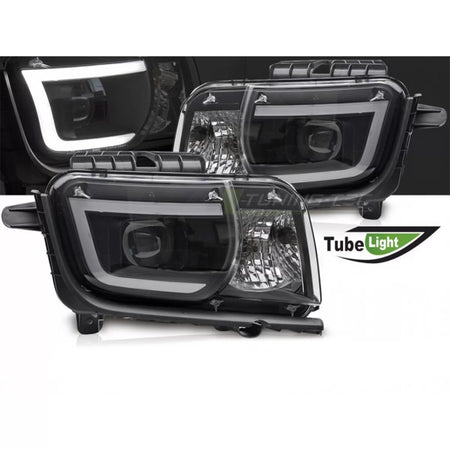 Fari Tuning Anteriori Dx e Sx Base Nera per Chevrolet Camaro 2009-2013